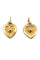Boucles d'oreilles DORMEUSES ANCIENNES ENFANTS COEURS 58 Facettes 041151