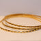 Bracelet 3 Bracelets Or jaune 58 Facettes 11685