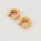 Boucles d'oreilles Doubles créoles Or Jaune 58 Facettes