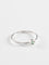 50 Bague Solitaire Saphir Vert et Or Blanc 58 Facettes