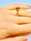 Bague 51 Bague Or pierre orange 58 Facettes AB206
