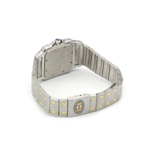 Montre CARTIER - Montre "Santos Galbée" Acier Or jaune 58 Facettes 230368R