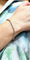 Bracelet Bracelet or blanc boules et barrettes diamants 58 Facettes