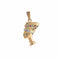 Pendentif Pendentif Tête égyptienne 58 Facettes