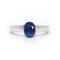 Bague 54 Bague Solitaire Or blanc Saphir 58 Facettes