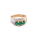 Bague 55 Bague Emeraudes, Diamants et Or 58 Facettes AA 1540