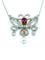 Collier Pendentif Négligé Belle Epoque or, platine, rubis et diamants 58 Facettes