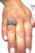Bague 55 Bague Art Déco platine et diamants 58 Facettes