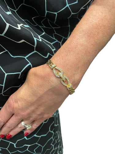 Bracelet BRACELET MODERNE DIAMANTS 58 Facettes 051621