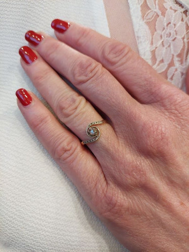 Bague BAGUE TOURBILLON DIAMANTS 58 Facettes 065601