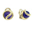 Boucles d'oreilles GILBERT ALBERT. Paire de boucles d’oreilles or jaune 58 Facettes