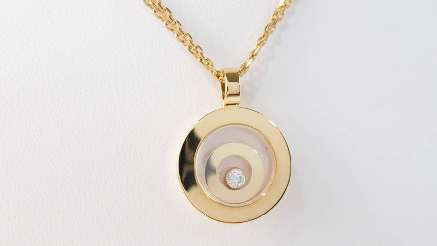 Collier Chopard - collier Happy spirit en or jaune, diamant 58 Facettes 31980