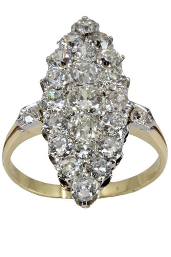 Bague BAGUE MARQUISE DIAMANTS 58 Facettes 048691