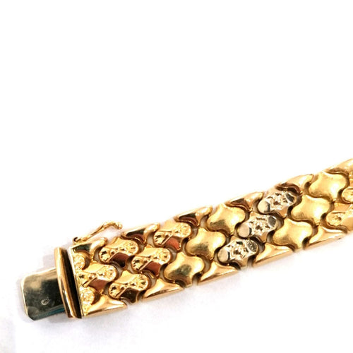 Bracelet Bracelet manchette 3 ors 58 Facettes 2914