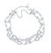 Bracelet CHAUMET. Collection Joséphine, bracelet or blanc et diamants 58 Facettes