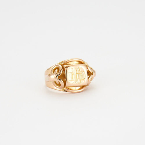 Bague 46.5 Chevalière en Or jaune 58 Facettes