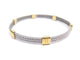 Bracelet vintage bracelet FRED force 10 en or jaune 18k et acier 58 Facettes 242577