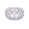 Bague 57 Bague Bucherer "Lacrima" or blanc, diamants. 58 Facettes 33513