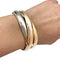Bracelet Bracelet Cartier, "Trinity", 3 tons d'or. 58 Facettes 31623