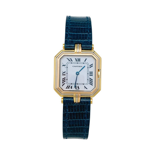 Montre Montre Cartier "Trinity" 3 ors, cuir. 58 Facettes 31520