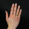 Bague 59 Bague gourmette or jaune 58 Facettes CV101