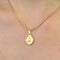 Pendentif Pendentif or jaune + qu'hier - que demain 58 Facettes CVP48