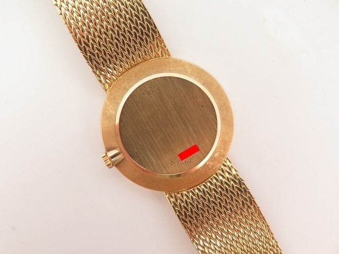 Montre vintage montre ROLEX cellini 4934 32 mm mecanique en or jaune 18k 58 Facettes 253474