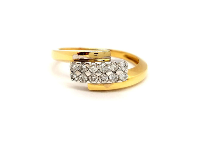 Bague 57 Bague Or jaune Diamant 58 Facettes 807672CN