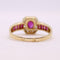 Bague Bague Octogonale Rubis et Diamants 58 Facettes