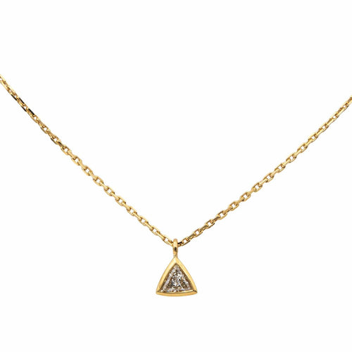 Collier Collier Solitaire Or jaune Diamant 58 Facettes 1719295CN