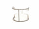 Bague 53 Bague Graphique Or blanc Diamant 58 Facettes 578789RV