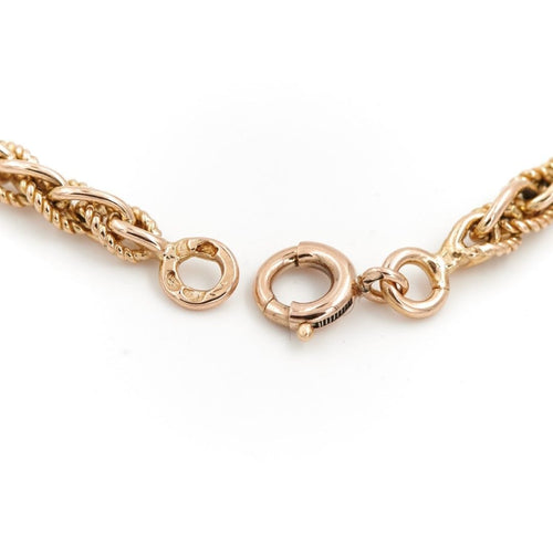 Collier Collier Maille torsadée Or jaune 58 Facettes 1875429CN