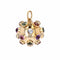 Pendentif Pendentif spoutnik or et pierres fines 58 Facettes 23-213