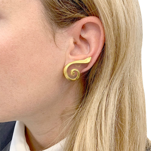 Boucles d'oreilles Boucles d'oreilles Lalaounis cristal de roche. 58 Facettes 32104