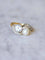 Bague toi et moi ancienne aigue-marine, perle, diamants 58 Facettes