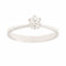 Bague 53 Bague Solitaire Or blanc Diamant 58 Facettes 1916612CN