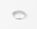 Bague Demie alliance en or gris et diamant 58 Facettes
