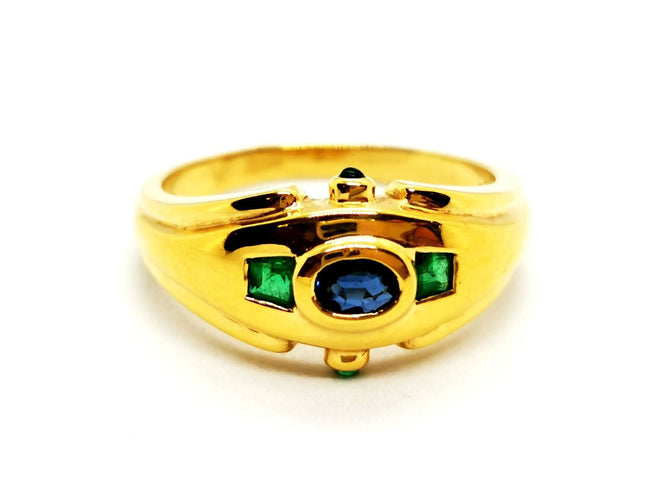 Bague 54 Bague Or jaune Saphir 58 Facettes 1141397CD