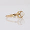 Bague 54 Bague ancienne or jaune solitaire perle 58 Facettes 19-134D