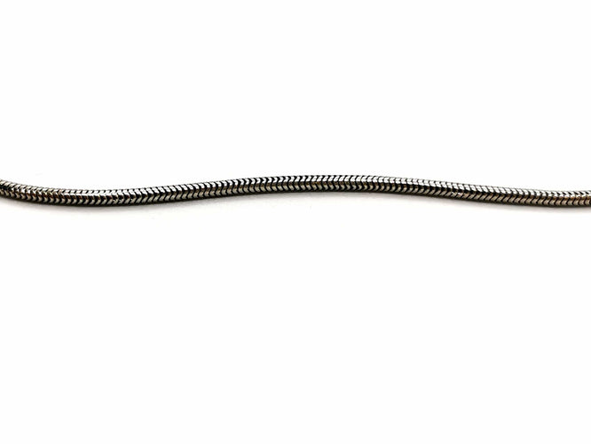 Collier Collier Maille serpentine Or blanc 58 Facettes 1145662CD
