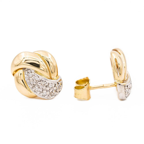 Boucles d'oreilles Boucles d'oreilles Puces Or jaune Diamant 58 Facettes 2284147CN