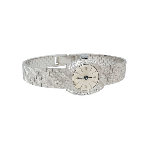 Montre Montre Jaquet Droz en or blanc et diamants. 58 Facettes 31262