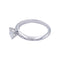 Bague 49 Bague Tiffany&Co. en platine, diamant taille princesse. 58 Facettes 32376