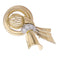 Collier Demi-parure vintage transformable, or rose, platine et diamants. 58 Facettes 33514/33515