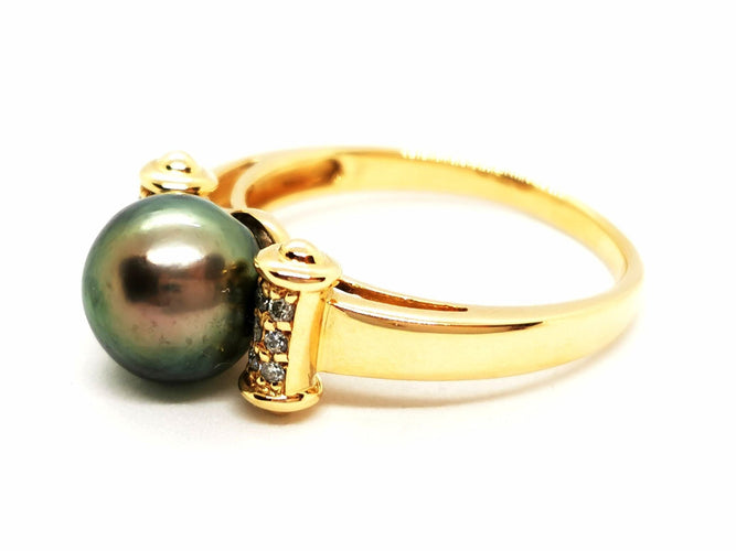 Bague 60 Bague Or jaune Perle 58 Facettes 1501566CN