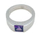 Bague 51 Bague Cartier, "Tank", or blanc, améthyste. 58 Facettes 31057