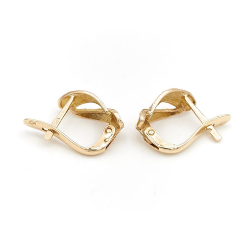 Boucles d'oreilles Boucles d'oreilles dormeuses Or jaune 58 Facettes 1875623CN