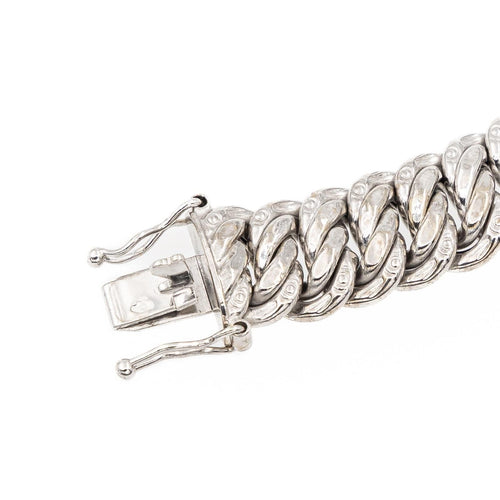 Bracelet Bracelet Maille américaine Or blanc 58 Facettes 2484050CN
