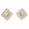 Boucles d'oreilles Boucles d'oreilles Puces Or jaune Diamant 58 Facettes 2090633CN