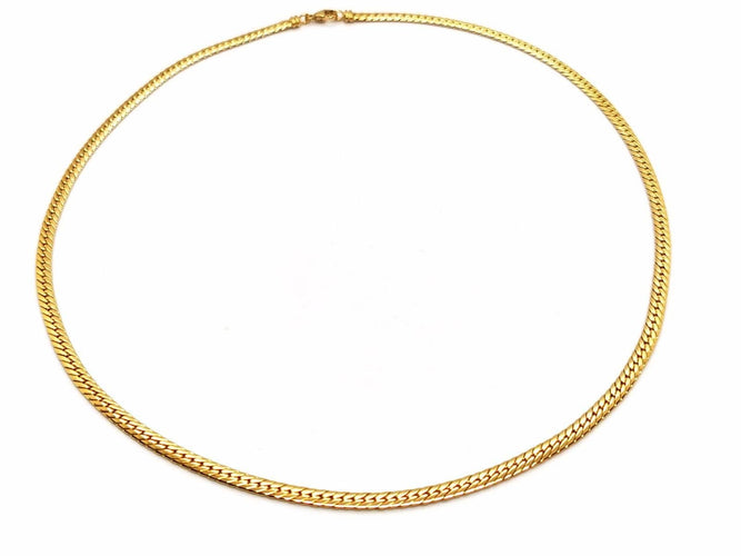 Collier Collier Maille anglaise Or jaune 58 Facettes 1523509CN